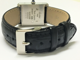 Zilveren Must de Cartier  Tank Quartz - Dames Polshorloge 01475
