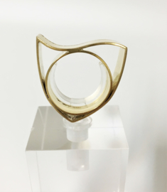 18 K Gouden Design Bandring Briljantgeslepen Diamant - 18,45 g
