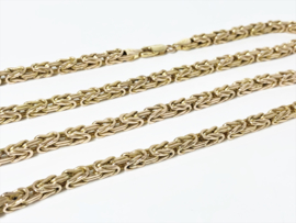 14 K Gouden Koningsketting Byzantijns (hol) - 65,5 cm / 30,3 g