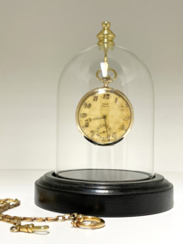 Rival Ancre Antiek Gouden Zakhorloge Met Horlogeketting - Jaren '30 / 78,65 g