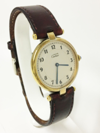 Cartier Must de Cartier Vermeil Ronde - 30 mm / Unisex Incl Certificaat 1990