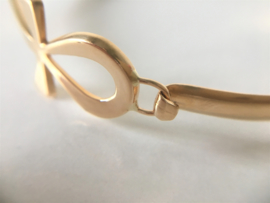 18 K Gouden Slaven Armband met Egyptisch  Ankh Kruis
