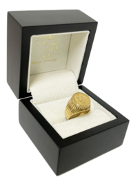 18 Karaat  Gouden Munt Ring 2 Pesos - Estados Unidos Mexicanos