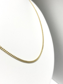 14 K Gouden Gourmet Schakel Ketting - 51,5 cm / 6,2 g