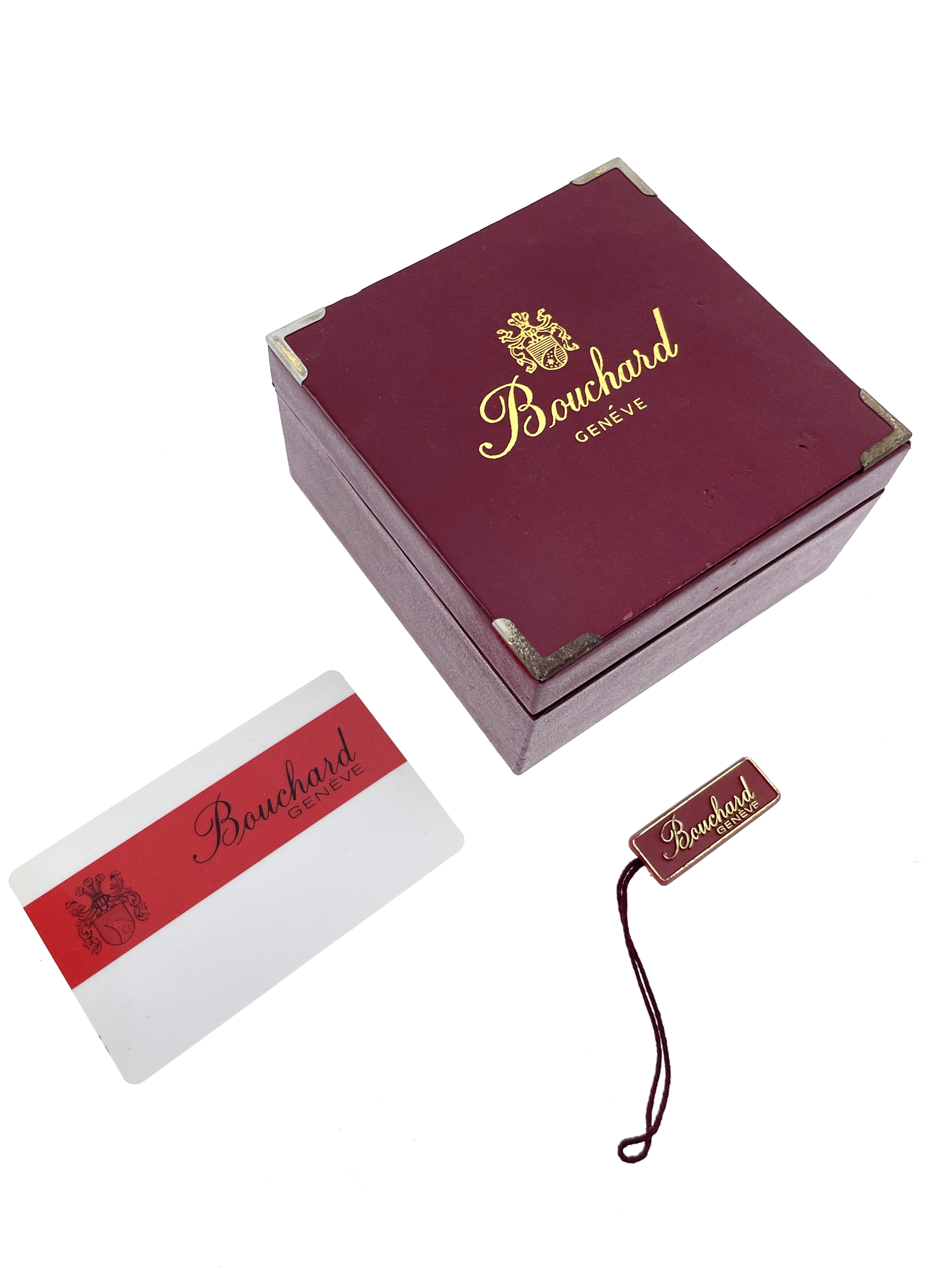 Bouchard Vintage 14 Karaat Gouden Dames Horloge in Bouchard Cassette