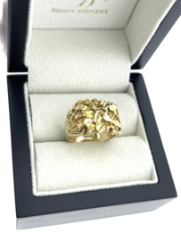 18 Karaat Massief Gouden Piet Piet Ring - 10.4 Gram
