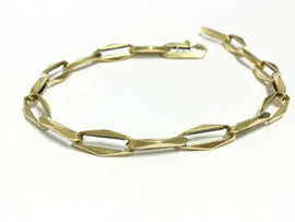 14 K Gouden Closed Forever Schakel Armband - 22 cm / 13,45 g