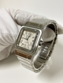 Cartier Santos Galbee Large 2319 Automatic Ivory Sunray Roman Dial  - 41 x 29 mm