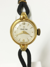 Antiek 18 K Gouden Omega Dames Horloge - 1944