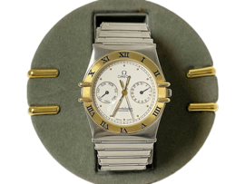 Omega Constellation XL Day Date  Staal / Goud  - 34 mm Omega Box