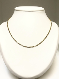 14 K Massief Gouden Schakel Ketting - 46 cm / 18,25 g