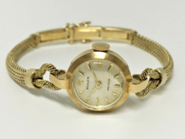 14 K Gouden Rolex Precision Dames - Handopwinder Jaren 50/60