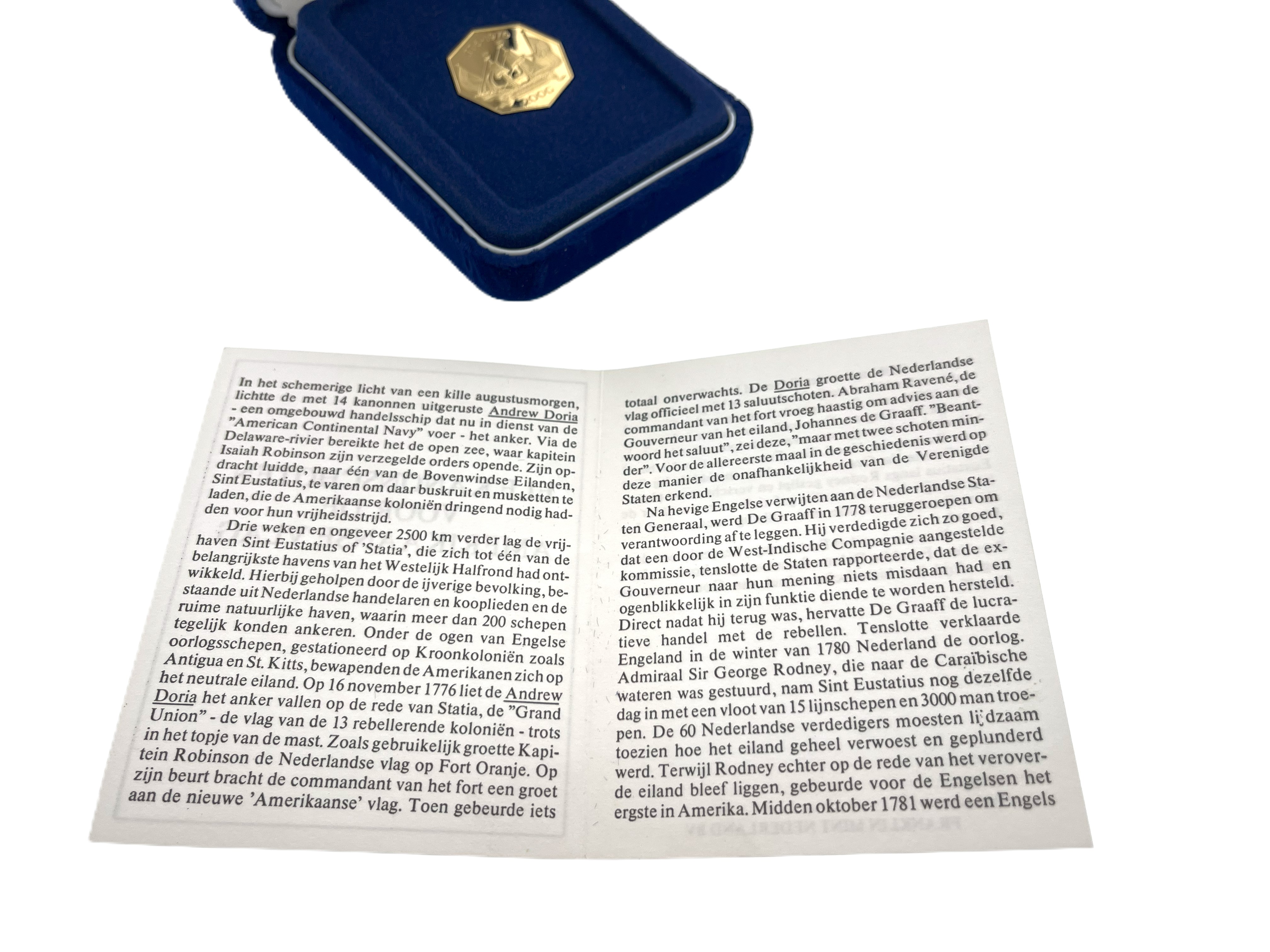 Gouden 200 Gulden Juliana Nederlandse Antillen (Andrew Doria) Proof / Full Set 1976
