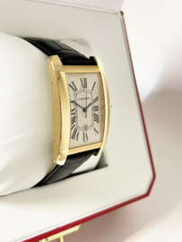 18 Karaat Goud Cartier Tank Américaine 1740 Automatic 27x45 Incl 24 Maanden Cartier Garantie