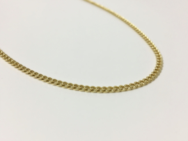 14 K Gouden Gourmet Schakel Ketting - 54,5 cm / 12,75 g