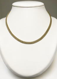 14 K Gouden Bismarck Schakel Ketting - 44,5 cm / 8,9 g