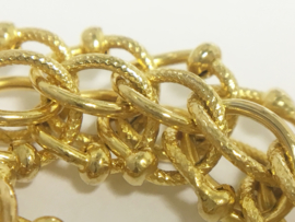 Antiek 14 K Gouden Horloge Ketting Met Kwastje  - ca 1900