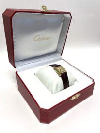 Must de Cartier Tank Quartz 366001 Dames Polshorloge Gold Roman Dial