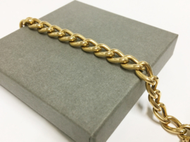 18 K Gouden Gourmet Schakel Armband - 18,5 cm / 13,9 g