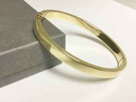 14 K Gouden Slaven Armband - Ovaal (glad) - 13,49 g