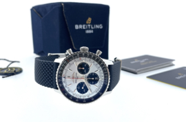 Breitling Navitimer B01 Chronograph 43 mm Steel Blue - Full Set / Reference AB0138