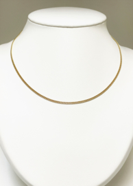 14 K Gouden Gourmet Collier - 43 cm / 6 g