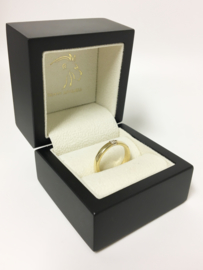 14 K Gouden Bandring / Aanschuifring 0.10 crt Diamant