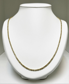 14 K Gouden Koningsketting Byzantijns 60 cm / 27 g / 2,5 mm