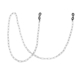 925 Zilveren Brillen Ketting Paperclip Schakel  75 cm / 4,3 mm