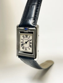 Cartier Tank Basculante 2386 Stainless Steel White Roman Dial - Incl 2 Jaar Garantie Cartier