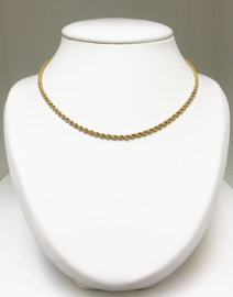 14 K Gouden Koord Ketting  - 42 cm / 8,6 g