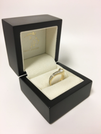 Le Chic 14 K Bicolor Gouden Ring 0.35 crt Briljantgeslepen Diamant H/VVS1