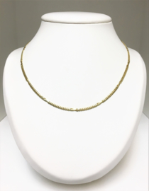 14 K Gouden Gourmet Infinity Ketting - 47 cm / 11,7 g