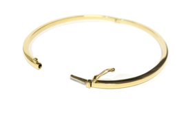 14 K Massief Gouden Slaven Armband / Bangle - 12,6 g / 18 cm / 2 mm