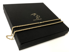 18 K Gouden Koord Ketting - 50 cm / 6,6 g / 3 mm