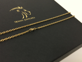 18 K Gouden Anker Collier (verstelbaar) - 41/46 cm