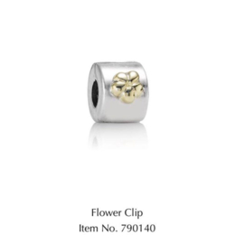 PANDORA 790140 Buttercup Flower Clip Zilver / Goud - Retired