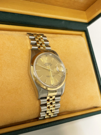 Rolex Oyster Perpetual Datejust 16203 Staal / Goud - 2004 / Full Set