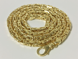 14 K Gouden Koningsketting Byzantijns - 65 cm / 75,25 g