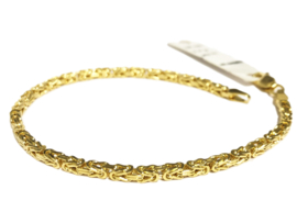 14 K Gouden Koningsarmband Byzantijns - 18 cm / 7,7 g