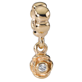 PANDORA 750359D - 14 K Gouden Bedel Diamond Bloom ( retired )