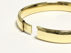 Brede 14 K Gouden Slaven Armband (Large) - 24,45 g