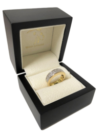 18 Karaat Gouden Bandring 0.30 ct Briljant Geslepen Diamant G / SI