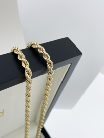 14 Karaat Gouden Koord Ketting - 70 cm / 20,4 g /  5mm