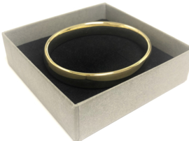 Brede 14 K Gouden Slaven Armband (Large) - 24,45 g