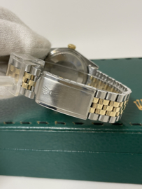 Rolex Oyster Perpetual Datejust 1601 Pie Pan 36 mm 1975 Staal / Goud - Navy Exchange Yokohoma Japan / Full Set