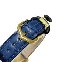 Must de Cartier Tank Lapis Lazuli Dial Dames Polshorloge - Denim Blue Strap