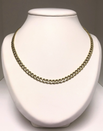 14 K Gouden Gourmet Schakel Ketting - 50 cm / 11,7 g