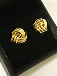 14 K Gouden Oorstekers "Ringen"
