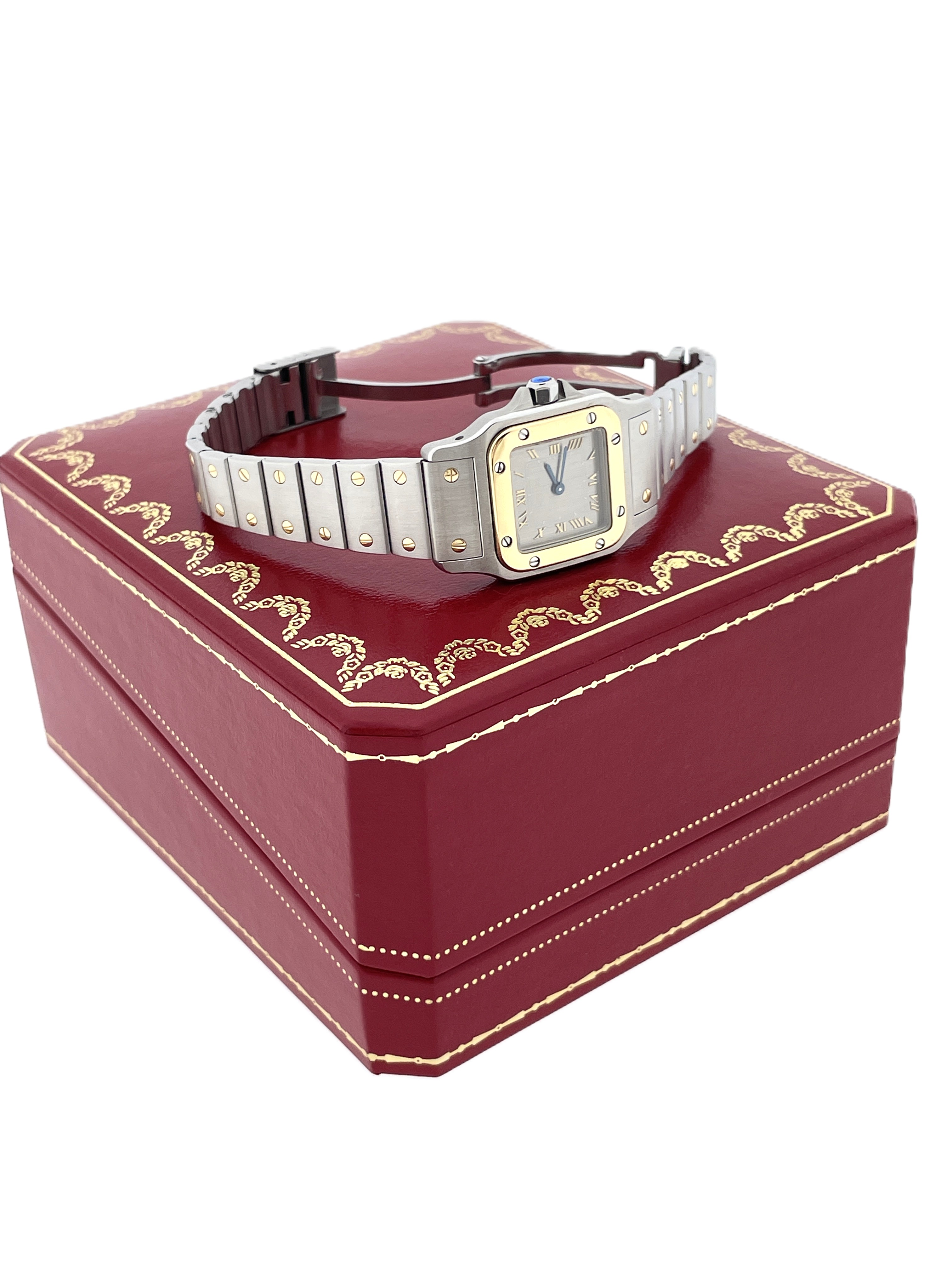 Santos de Cartier Galbee Lady Ref. 1057930 Staal/Goud - Incl. Garantie